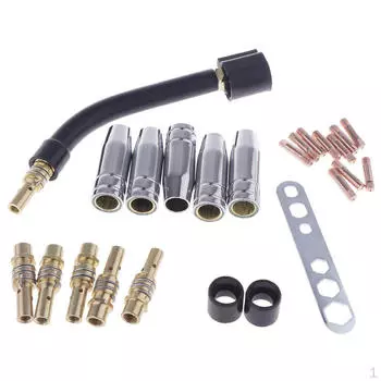 Насадка для сварки MIG 0,0442 0,047 дюйма 6KD Расходные материалы 24 шт.