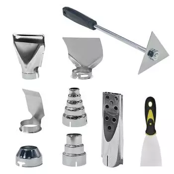 Насадка для термофена, насадки для термофена для строительных фенов, ложка, отражатель, скребок, конус, защитное стекло, насадка диаметром 35 мм