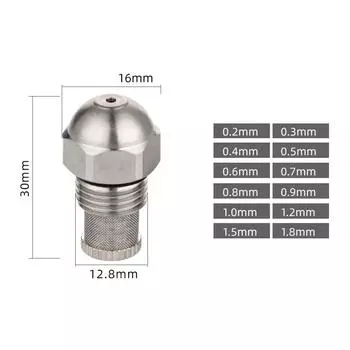 Насадка для тумана высокого и низкого давления, садовый инструмент для распыления тумана 0.3mm