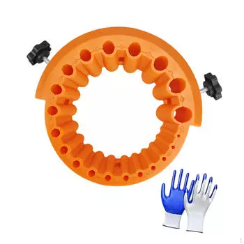 Насадка для угловой шлифовальной машины для заточки бит с держателем 115 или 125 оранжевый