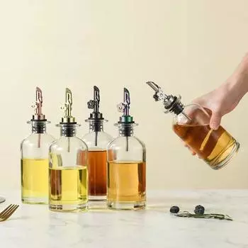 Насадка для вина, стильный носик для налива вина из нержавеющей стали, пыленепроницаемая насадка для бутылки масла для домашнего кухонного бара