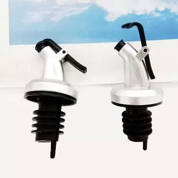 Насадка для заливки масла в бутылку, пробка для бутылки с маслом, насадка для кухонного пресса, пластиковая крышка для бутылки соевого соуса, головка для бутылки соевого соуса Regular/2pcs