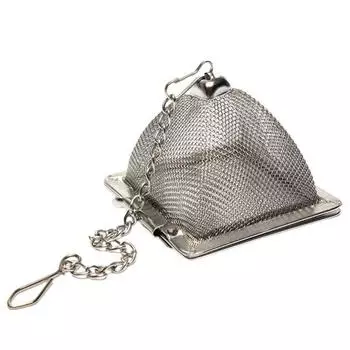 Насадка для заварки специй. Простой дизайн. Изысканное качество изготовления. Фильтрация. серебряный