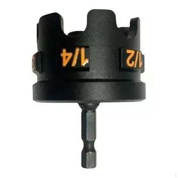 Насадка-гайковерт с молнией, съемник болтов, инструмент, прочный, компактный, из алюминиевого сплава, для автомобиля