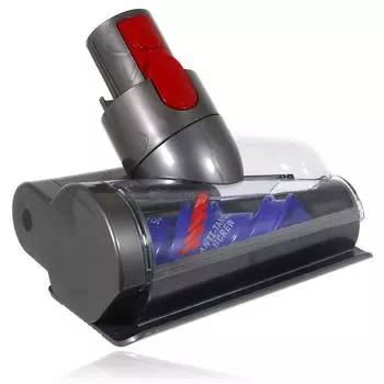 Насадка-мини-турбина, совместимая с Dyson V7, V8, V10, V11, V15 — эффективный инструмент для удаления шерсти домашних животных серый