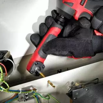 Насадка под прямым углом, беспроводная электрическая дрель под углом 90 градусов, инструмент для сверления, завинчивания, насадка под прямым углом для автомобиля чёрный/красный