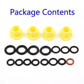 Насадка с уплотнительным кольцом для мойки высокого давления, набор больших/средних/малых шайб