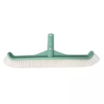 Насадка-щетка для бассейна Щетка для чистки бассейна с изогнутыми концами Скребок для бассейна Подходит для большинства шестов для плиточного пола Виниловых бассейнов Стен Полов зелёный