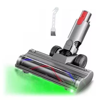 Насадка-щетка с прямым приводом для пылесоса Dyson V7 V8 V10 V11 V15 со светодиодным индикатором пыли для чистки коврового покрытия