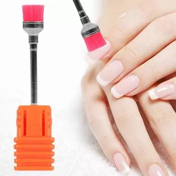 Насадка-щеточка для ногтей для профессиональной дрели для ногтей, инструменты для дизайна ногтей, маникюр, педикюр, дрель для ногтей