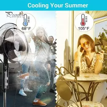 Насадка вентилятора для запотевания в помещении и на открытом воздухе Устойчивость к утечкам Plug-Play Универсальная простота установки Штепсельная вилка стандарта США Water Mister Spray Насадка для туманного вентилятора US Plug