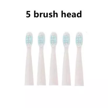 Насадки для электрической зубной щетки Sonic, 10 шт., мягкие сменные насадки для щеток, аксессуары для взрослых мужчин и женщин blue 5pcs head