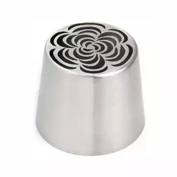 Насадки для крема большого размера из нержавеющей стали для украшения кексов Style 6