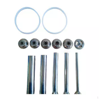 Насадки для машинки для приготовления чуррос и наборы для наполнения трубочек для приготовления фарша для домашних мероприятий