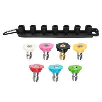 Насадки для мойки высокого давления с держателем 5000 фунтов на кв. дюйм, полезные для полива мойки автомобилей 5 hole holder nozzles