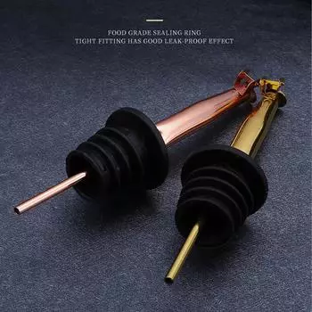 Насадки для разлива ликера из нержавеющей стали с откидной крышкой, дозатор с насадкой для скоростного дозатора с носиком для бутылок серебряный