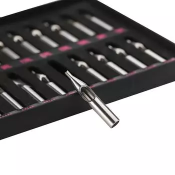 Насадки для татуировок 22 шт., полный комплект из нержавеющей стали, набор для боди-арта, шейдер, лайнер, насадка для игл для татуировок, аксессуары