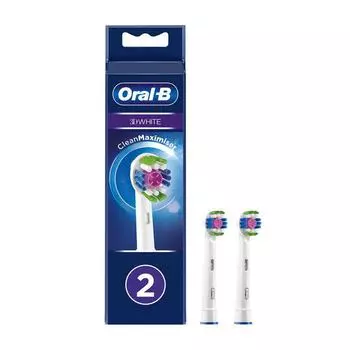 Насадки Oral-B 3D белые, 2U