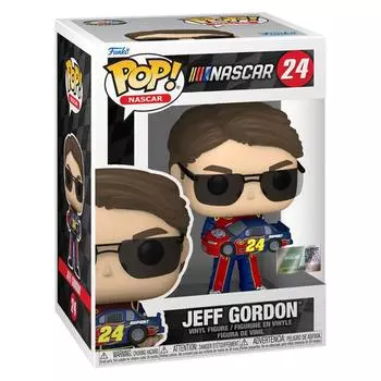 Nascar Джефф Гордон держит Mini Car Pop! винил