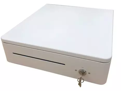 NASCO Маленький ручной денежный ящик 3 купюры 6 монет 330 x Глубина 355 x Высота 104 Белый NASCO TC-330RXT [Ширина мм] TC-330RXT-W белый