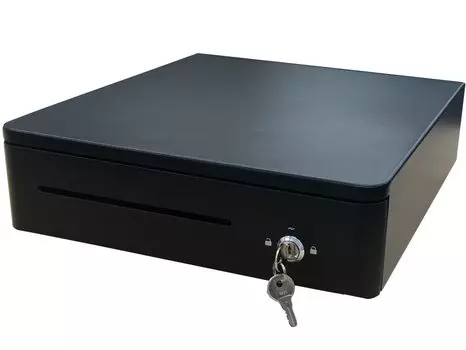 NASCO Маленький ручной денежный ящик 3 купюры 6 монет 330 x Глубина 355 x Высота 104 Черный NASCO TC-330RXT [Ширина мм] TC-330RXT-B чёрный