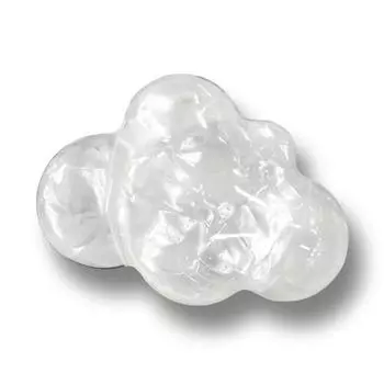 Наш May Glossy Hologram Cloud GripTok, белый, 1 шт.
