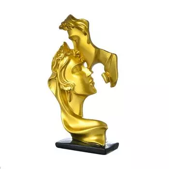 Наши парные фигурки из смолы изготовлены по технологии цельного литья, поверхность аккуратная и гладкая, не подвержена окислению и выцветанию.