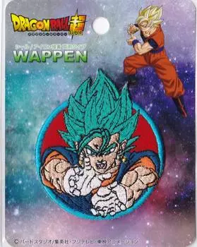 Нашивка Inagaki Clothing Dragon Ball Super Seal SSGSS Vegetto Seal Iron Adhesive Dual Use DBS021
