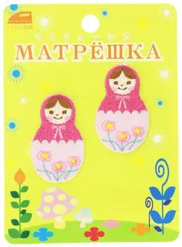 Нашивка «матрешка» Inagaki Clothing MTW013 Термонаклейка
