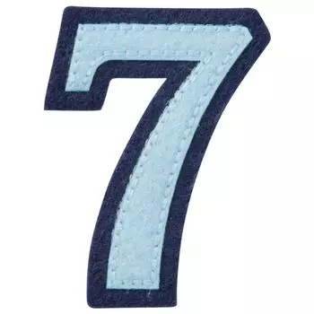 Нашивка Minoda Felt Iron номер 7 P50I5771