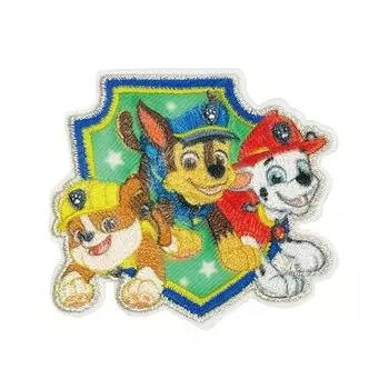 Нашивка Minoda Paw Patrol большая эмблема Trio T01Y1875 зеленая