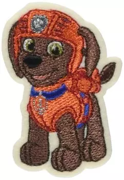 Нашивка Minoda Paw Patrol маленькая Zuma T01Y1560 оранжевая