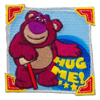Нашивка Minoda Toy Story Square Patch, большая, для использования как с утюгом, так и с наклейками Lotso D01Y5970 (МИНОДА)
