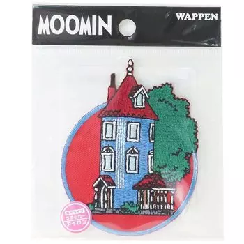 Нашивка Муми-тролль Муми-домик MM2101 красный