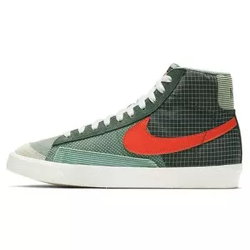 Нашивка Nike Blazer Mid 77 — голландские зеленые мужские кроссовки Galactic-Jade Oil-Green Team-Orange DD1162-300 42.5