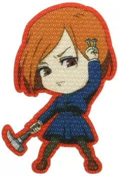 Нашивка Pioneer Jujutsu Kaisen двойного назначения Kugisaki Nobara, наклейка на все тело/утюг BAN800-BAN47