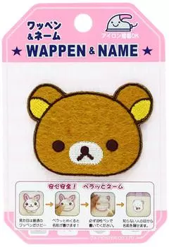 Нашивка Pioneer Peratto RK19 Rilakkuma Приклеивание утюгом