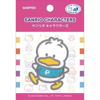 Нашивка Pioneer Sanrio Duck Peckle, ширина 44 мм x высота 58 мм, двойного назначения, самоклеящаяся наклейка/утюг SCW550-SCW54