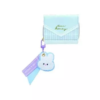 Нашивка-подвеска для кошелька/кролик, тройное сложение