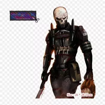 Нашивка «Последний человек, выживший» «Книга убийц охотника за головами» Теплопередающая наклейка на одежде Перенос железа Плавкая одежда Термочувствительные нашивки Топы