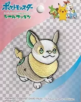 Нашивка с изображением покемона в виде Инагаки для одежды, одна нашивка, клейкая наклейка PSW013, термонаклейка