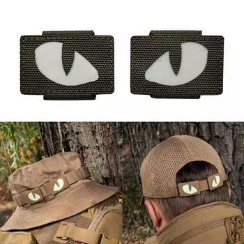 Нашивка с вышитой аппликацией Dark Eyes на шляпу 8.5x4cm_Green