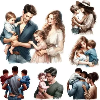 Нашивки для мамы, папы, детей, нашивки для одежды, наклейки для семейной одежды, термопресс, аппликации, парчи, толстовки Ropa, нашивки на футболки своими руками, наклейка на утюг