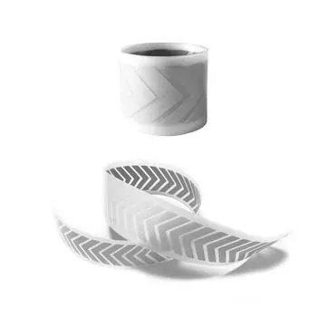 Нашивки для одежды, обуви, сумок, светоотражающие ленты со стрелками, 3X100 см, виниловая пленка «сделай сам», термопресс, аппликация, переводные светоотражающие наклейки 3x100cm