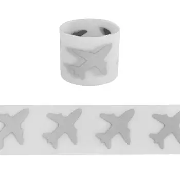 Нашивки для одежды, серебряная светоотражающая лента, самолет, 3x100 см, наклейки для одежды «сделай сам», термопресс, толстовки с аппликациями, Parches 3x100cm