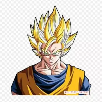 Нашивки для одежды, сумки, термонаклейки, Goku Logic, Goku, Gohan Pattern, моющиеся, термоперенос