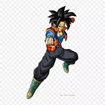 Нашивки для одежды, сумки, термонаклейки с термонаклейками Teen Goken East Kaio -shin Goku Pattern, моющиеся, термопереводные