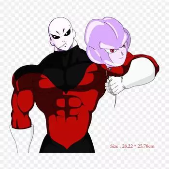 Нашивки для сумки для одежды, термонаклейки с утюгом на термонаклейках Jiren Kill Goku Vegeta, моющиеся теплопередачи