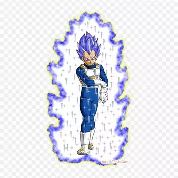 Нашивки для сумки для одежды, термонаклейки с утюгом на термонаклейках Dbz Aura Pixel Art, Гоку Вегета, моющиеся теплопередачи