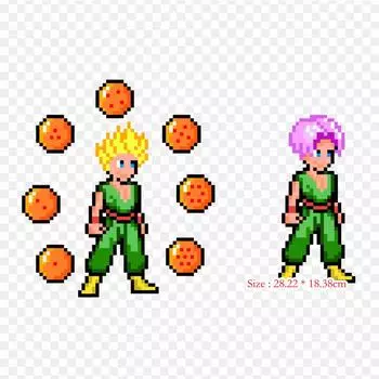 Нашивки для сумки для одежды, термонаклейки с утюгом на термонаклейках, детские плавки Ssj, плавки Гоку, моющиеся теплопередачи с рисунком Гоку